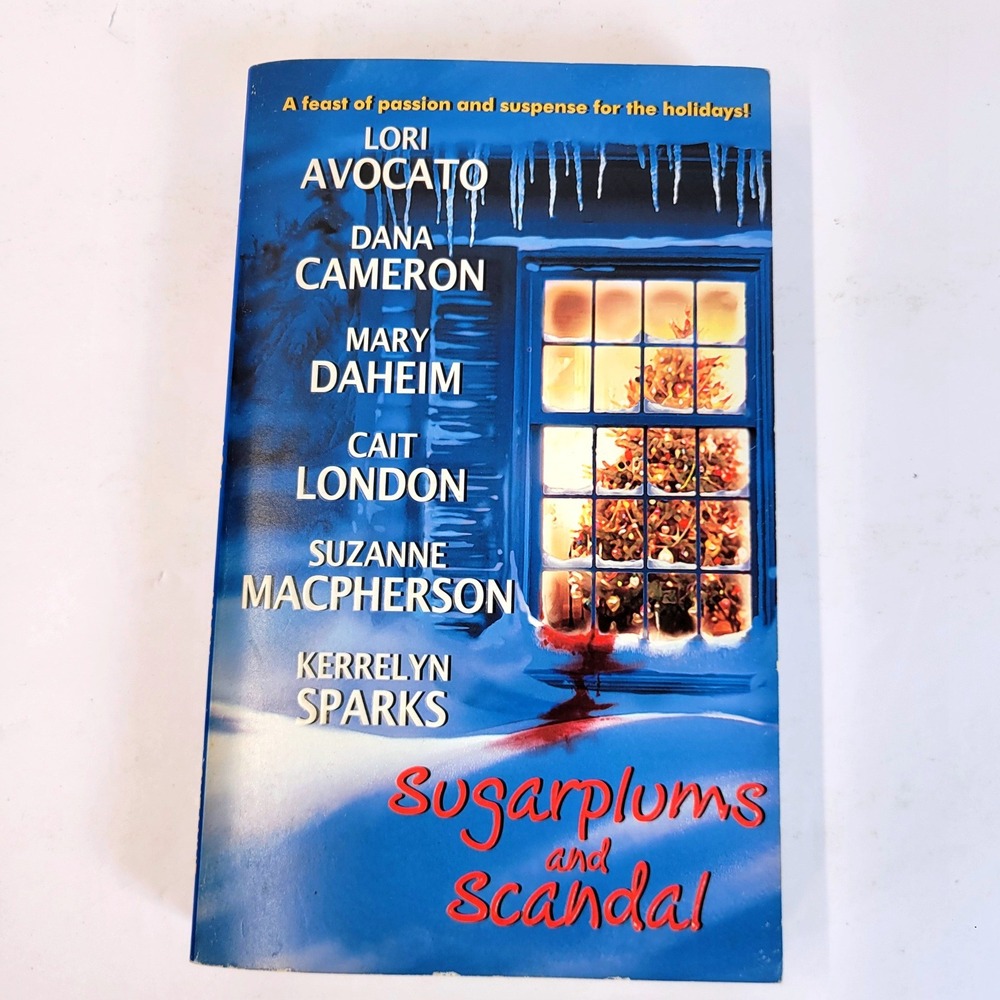 Avon Books Sugarplums and Scandal Holiday Romance Anthology Blue Paperback OS